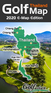 Thailand Golf Map 2011